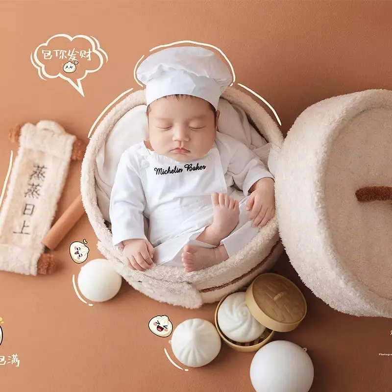 Baby Chef Thriving Theme Set - Newborn Photography Props - Image 4